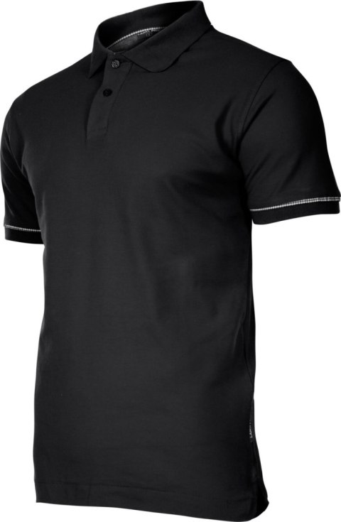 Koszulka polo, 220g/m2, czarna, "m", ce, lahti Koszulka polo, 220g/m2, czarna, "m", ce, lahti