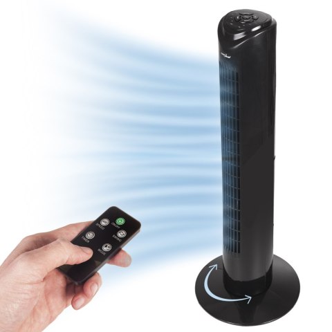 Wentylator kolumnowy GreenBlue 45W z 3 poziomami siły nawiewu, 82cm wysokości, 1,5m przewodu, z pilotem i timerem GB645 Wentylator kolumnowy GreenBlue 45W z 3 poziomami siły nawiewu, 82cm wysokości, 1,5m przewodu, z pilotem i timerem GB645