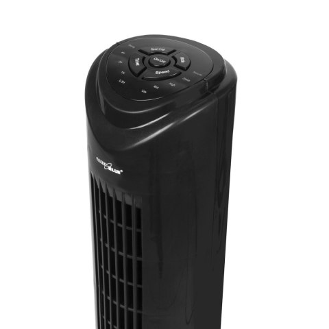 Wentylator kolumnowy GreenBlue 45W z 3 poziomami siły nawiewu, 82cm wysokości, 1,5m przewodu, z pilotem i timerem GB645 Wentylator kolumnowy GreenBlue 45W z 3 poziomami siły nawiewu, 82cm wysokości, 1,5m przewodu, z pilotem i timerem GB645