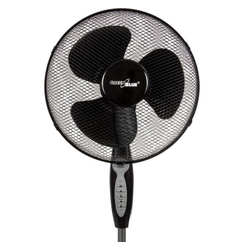 Wentylator podłogowy GreenBlue, 40W, 3 poziomy siły nawiewu, 1.25m wysokości 1,5m przewodu, z pilotem i timerem do 7,5h, GB580 Wentylator podłogowy GreenBlue, 40W, 3 poziomy siły nawiewu, 1.25m wysokości 1,5m przewodu, z pilotem i timerem do 7,5h, GB580