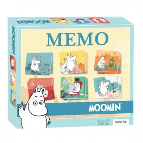 Memory dla dzieci, gra pamięciowa, 36 el., muminki Memory dla dzieci, gra pamięciowa, 36 el., muminki