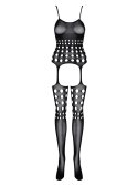 OBSESSIVE G310 BODYSTOCKING CZARNE WZORZYSTE 50005-9