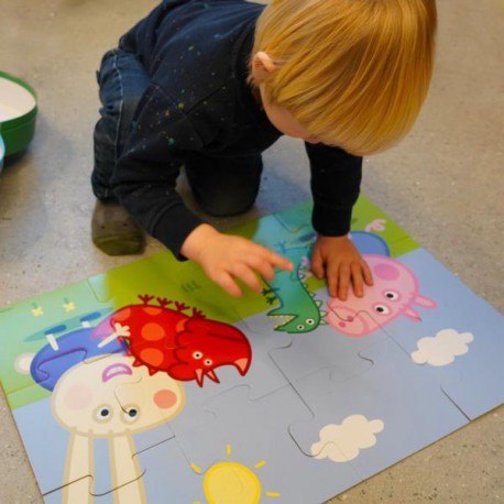 Puzzle w ozdobnym pudełku - walizce, george, 12 Puzzle w ozdobnym pudełku - walizce, george, 12