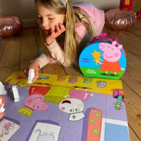 Puzzle w ozdobnym pudełku - walizce, teddy, 40 Puzzle w ozdobnym pudełku - walizce, teddy, 40