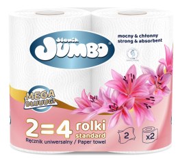 Ręcznik Papierowy 2R SŁONIK JUMBO MEGA DŁUUUGI BIAŁY 2W - 2 Rolki