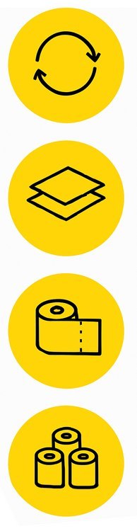 Ręcznik Papierowy 2R SŁONIK JUMBO MEGA DŁUUUGI BIAŁY 2W - 2 Rolki Ręcznik Papierowy 2R SŁONIK JUMBO MEGA DŁUUUGI BIAŁY 2W - 2 Rolki