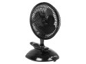 44-023# Wentylator biurkowy 6"/15cm klips 25w 2w1 czarny