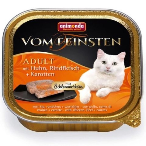 Animonda Vom Feinsten Adult Cat Kurczak, Wołowina I Marchewka 100g Animonda Vom Feinsten Adult Cat Kurczak, Wołowina I Marchewka 100g