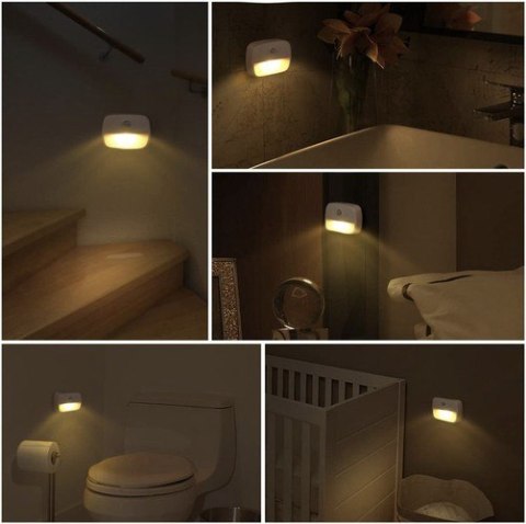 Lampka nocna LED z czujnikiem ruchu Izoxis 24240 Lampka nocna LED z czujnikiem ruchu Izoxis 24240