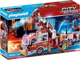 Zestaw figurek city action 70935 wóz strażacki: us tower ladder