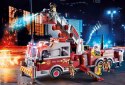 Zestaw figurek city action 70935 wóz strażacki: us tower ladder