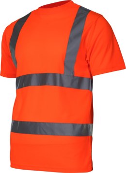 Koszulka t-shirt ostrzegawcza, pomarańcz., 