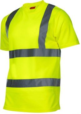 Koszulka t-shirt ostrzegawcza, żółta, 