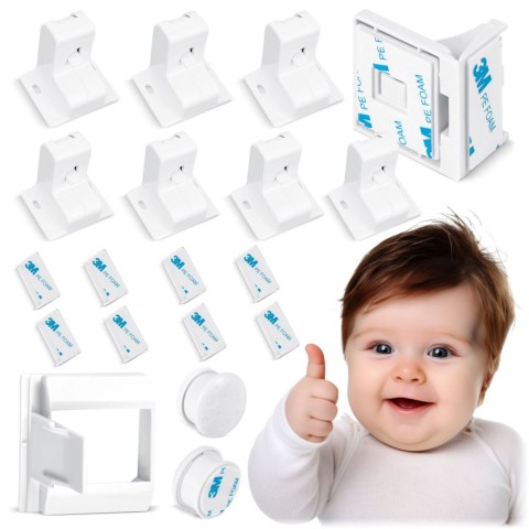 Magnetyczne zabezpieczenie szafek Ricokids 798010 8 szt Magnetyczne zabezpieczenie szafek Ricokids 798010 8 szt