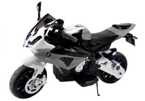 Motocykl Motor na akumulator BMW S1000RR Srebrny Motocykl Motor na akumulator BMW S1000RR Srebrny