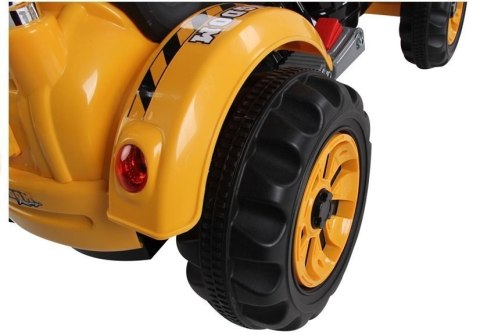 Traktor na akumulator z Łyżką Koparka Pomarańczowy Traktor na akumulator z Łyżką Koparka Pomarańczowy
