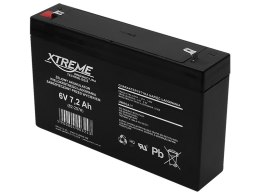 82-207# Akumulator żelowy 6v 7.2ah xtreme 151x93x35_4,8