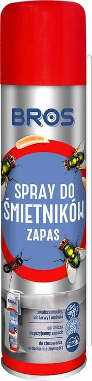 BROS - Spray Do Śmietników 400ml - ZAPAS BROS - Spray Do Śmietników 400ml - ZAPAS