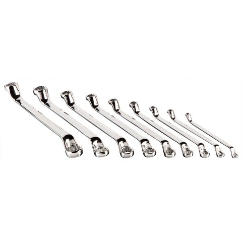 Klucze oczkowe odgięte 6-32 mm, zestaw 12 szt. Klucze oczkowe odgięte 6-32 mm, zestaw 12 szt.