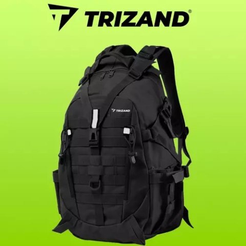Plecak militarny/ turystyczny czarny Trizand 20534 Plecak militarny/ turystyczny czarny Trizand 20534