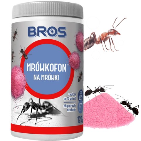 BROS - Mrówkofon - środek na mrówki 120g BROS - Mrówkofon - środek na mrówki 120g