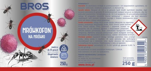 BROS - Mrówkofon - środek na mrówki 250g BROS - Mrówkofon - środek na mrówki 250g