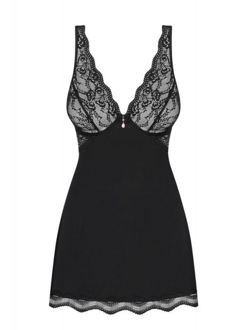 Bielizna-Luvae babydoll i stringi Czarny L/XL Bielizna-Luvae babydoll i stringi Czarny L/XL