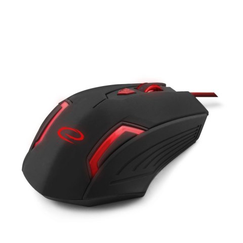 EGM205R Mysz przewodowa dla graczy 6D optyczna USB MX205 Fighter czerwona EGM205R Mysz przewodowa dla graczy 6D optyczna USB MX205 Fighter czerwona