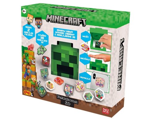 Naklejkomat 3d minecraft Naklejkomat 3d minecraft