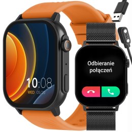 SMARTWATCH UNISEX GRAVITY GT15-2 - ROZMOWY BLUETOOTH, DODATKOWY PASEK (sg029b)