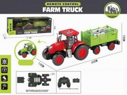 Traktor z przyczepą r/c, światło