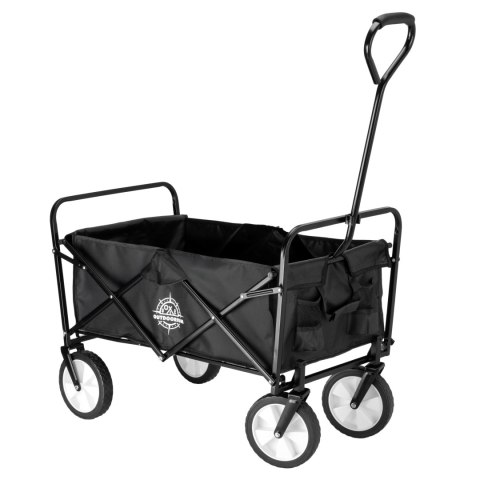 Wózek plażowy składany MAGNUM czarny