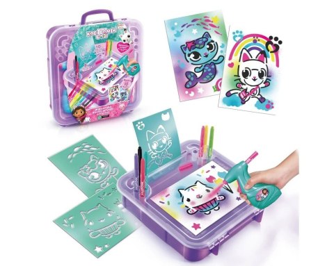 Zestaw koci domek gabi walizeczka kociej artystki