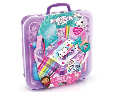 Zestaw koci domek gabi walizeczka kociej artystki