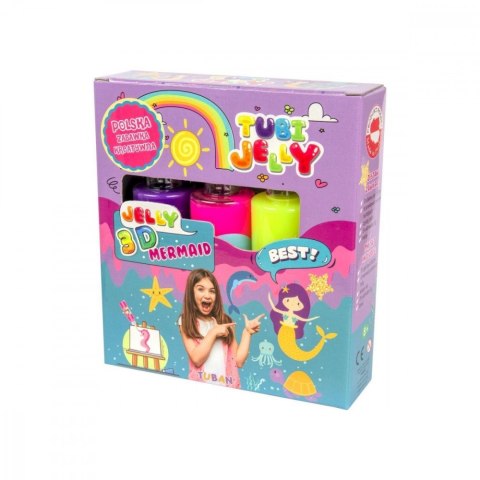 Zestaw tubi jelly 3 kolory - syrenka Zestaw tubi jelly 3 kolory - syrenka
