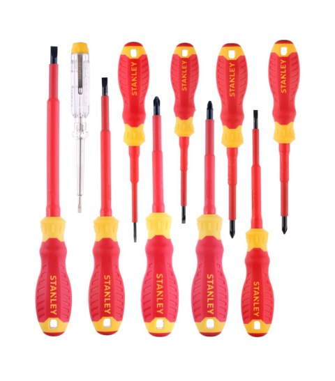 Zestaw wkrętaków vde 10szt 2pz+2ph+5sl+tester Zestaw wkrętaków vde 10szt 2pz+2ph+5sl+tester