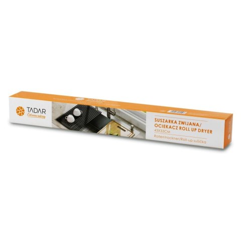 OCIEKACZ SKŁADANA KRATKA STALOWA NA ZLEWOZMYWAK 43x33cm TADAR Roll Up TD-9503 OCIEKACZ SKŁADANA KRATKA STALOWA NA ZLEWOZMYWAK 43x33cm TADAR Roll Up TD-9503