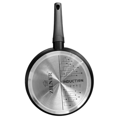 PATELNIA 28CM Z POWŁOKĄ MARMUROWĄ I DNEM FULL INDUCTION ZILNER ZL-565 PATELNIA 28CM Z POWŁOKĄ MARMUROWĄ I DNEM FULL INDUCTION ZILNER ZL-565