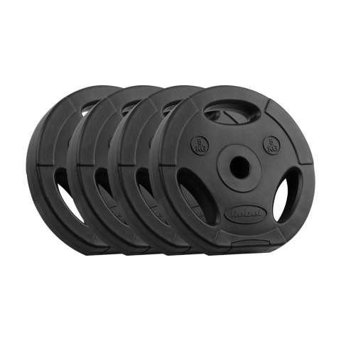 Obciążenie bitumiczne zestaw 4x5kg, otwór 31mm, talerz z uchwytami, REBEL ACTIVE Obciążenie bitumiczne zestaw 4x5kg, otwór 31mm, talerz z uchwytami, REBEL ACTIVE