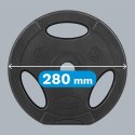 Obciążenie bitumiczne zestaw 4x5kg, otwór 31mm, talerz z uchwytami, REBEL ACTIVE