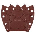 Papiery ścierne na rzep, żelazko 102 x 152 mm, P150, 5 szt., z 11 otworami