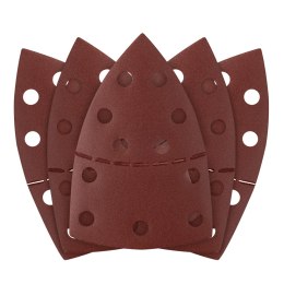 Papiery ścierne na rzep, żelazko 102 x 152 mm, P240, 5 szt., z 11 otworami