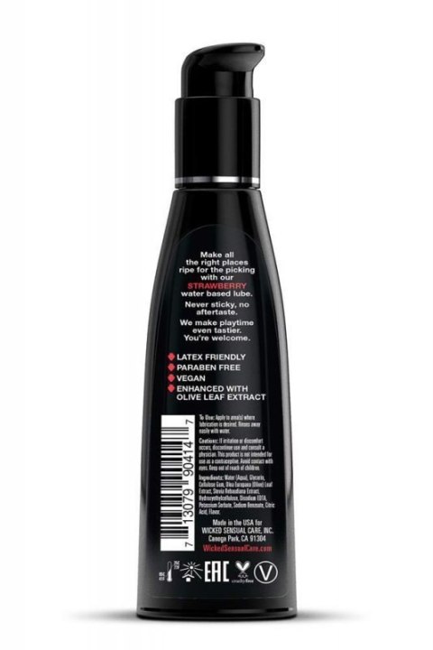 WICKED AQUA STRAWBERRY FLAVORED 120ML WICKED AQUA STRAWBERRY FLAVORED 120ML