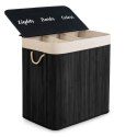 Bambusowy kosz na pranie bieliznę z pokrywą 150 l Massido Bambusowy kosz na pranie bieliznę z pokrywą 150 l Massido