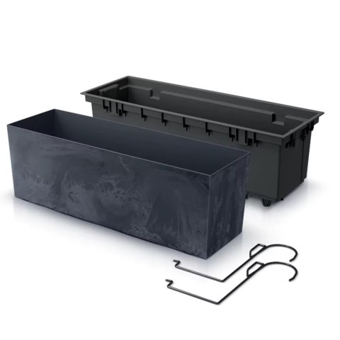 Doniczka z hakami Urbi Case Beton Effect DUC600EW antracyt Doniczka z hakami Urbi Case Beton Effect DUC600EW antracyt