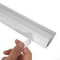 Listwa maskująca Maclean, kanał kablowy z taśmą, biała, 1.5m 43*23mm, MCTV-575
