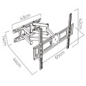 Uchwyt do telewizora 32-70 cali Humberg 45 kg
