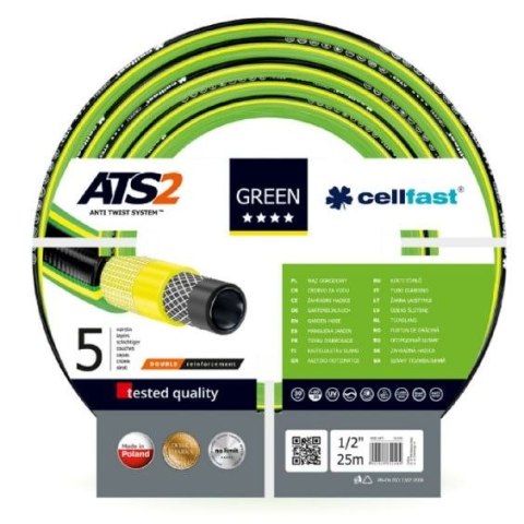 Wąż ogrodowy green ats fi=1/2'' dł.25m rolka Wąż ogrodowy green ats fi=1/2'' dł.25m rolka