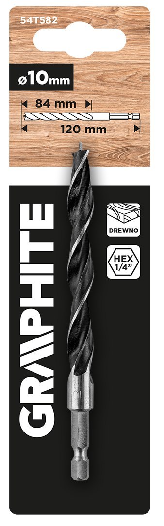 Wiertło do drewna Hex 10.0 mm Wiertło do drewna Hex 10.0 mm