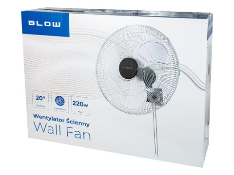 44-659# Wentylator ścienny 50cm 220w srebrny 44-659# Wentylator ścienny 50cm 220w srebrny